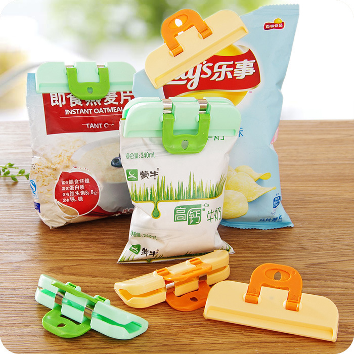 Plastic Strength Sealing clip 2 Food bags snacks Sealing clip Food Moisture-proof Fresh clip Sealing clip