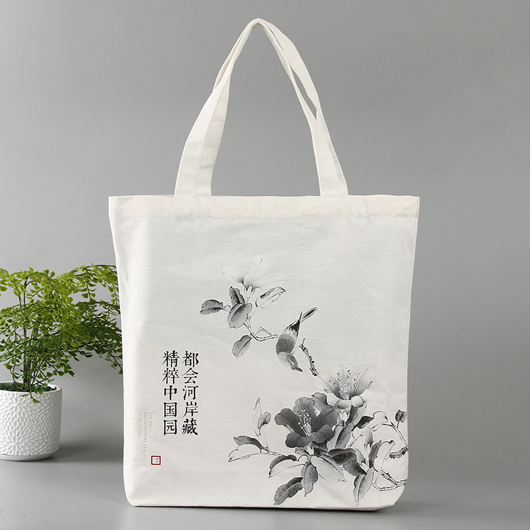 制定帆布包女单肩包棉布袋手绘制定logo布袋制定购物袋手提袋制定