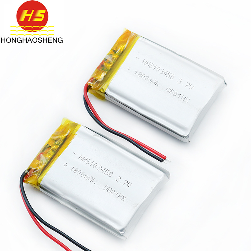 103450 1800mah聚合物锂电池空气净化器美容仪音乐花盆充电锂电池