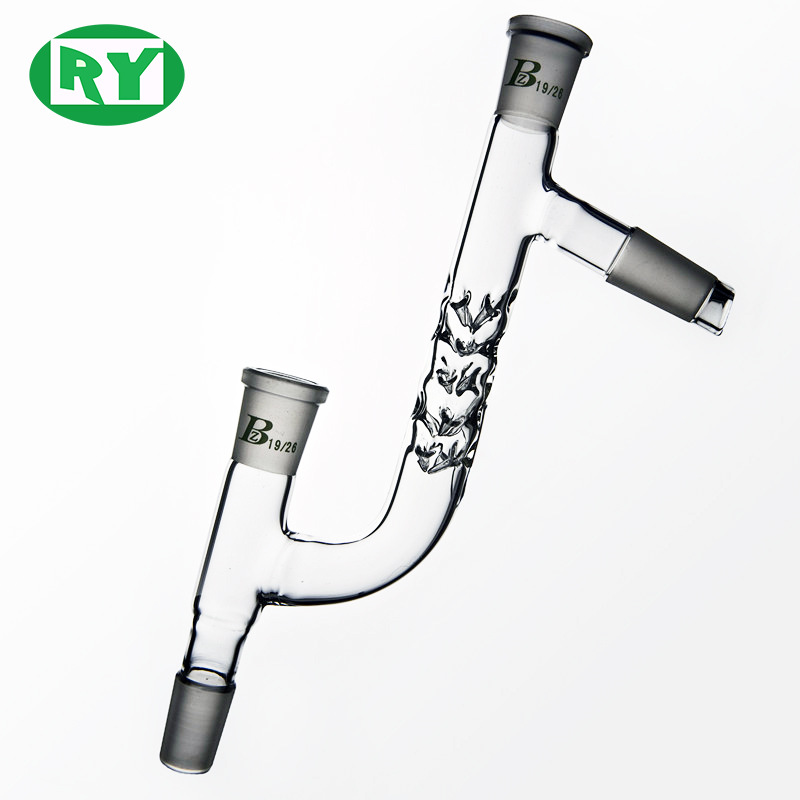 禾汽实力厂家 75度刺形分馏头 垂刺分馏头 克氏分馏头 玻璃仪器