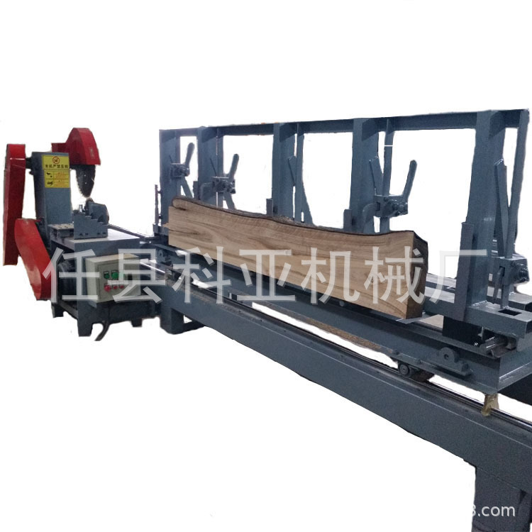 科亚圆木推台锯 原木开料锯 高精度直线导轨零误差 锯路平整光滑