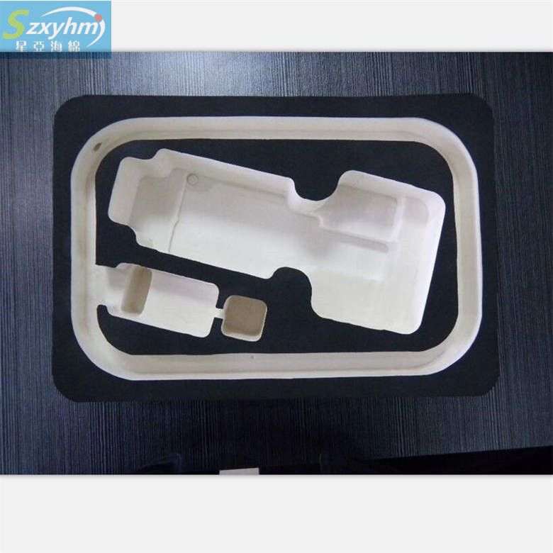 儿童护肤霜海绵内衬防震绝缘材质海绵填空成型包装