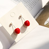 Japanese brand fruit earrings from pearl, gradient