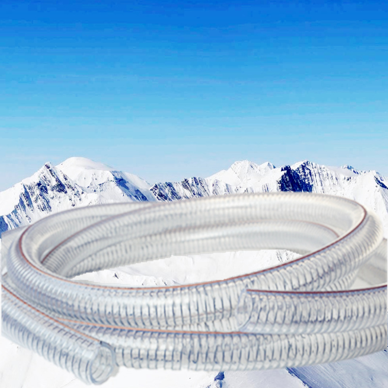 厂家供应塑料钢丝软交管硅胶复合纤维增强PVC透明水管