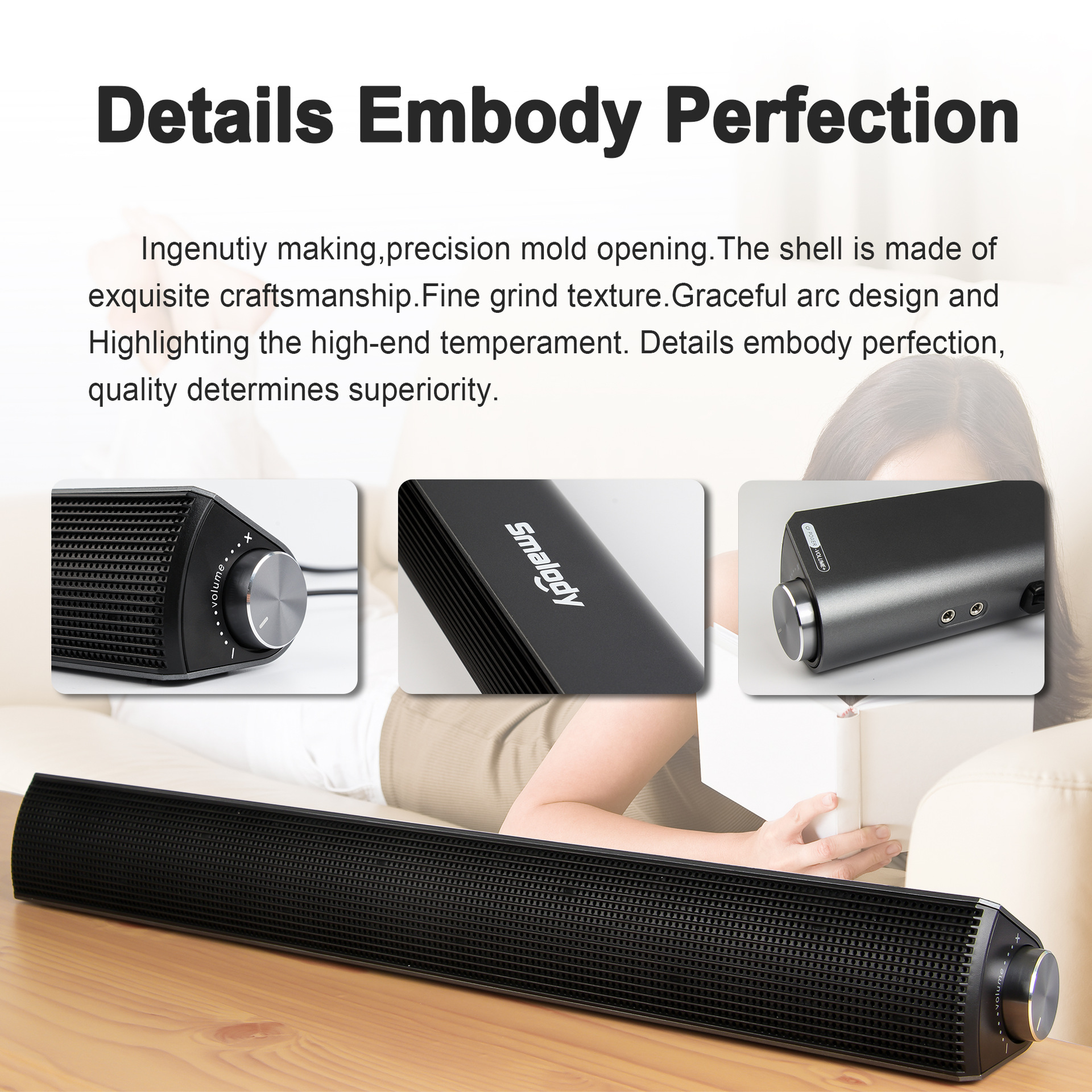 斯迈洛迪/Smalody 电脑音箱大功率双喇叭声霸音响LP-08升级版