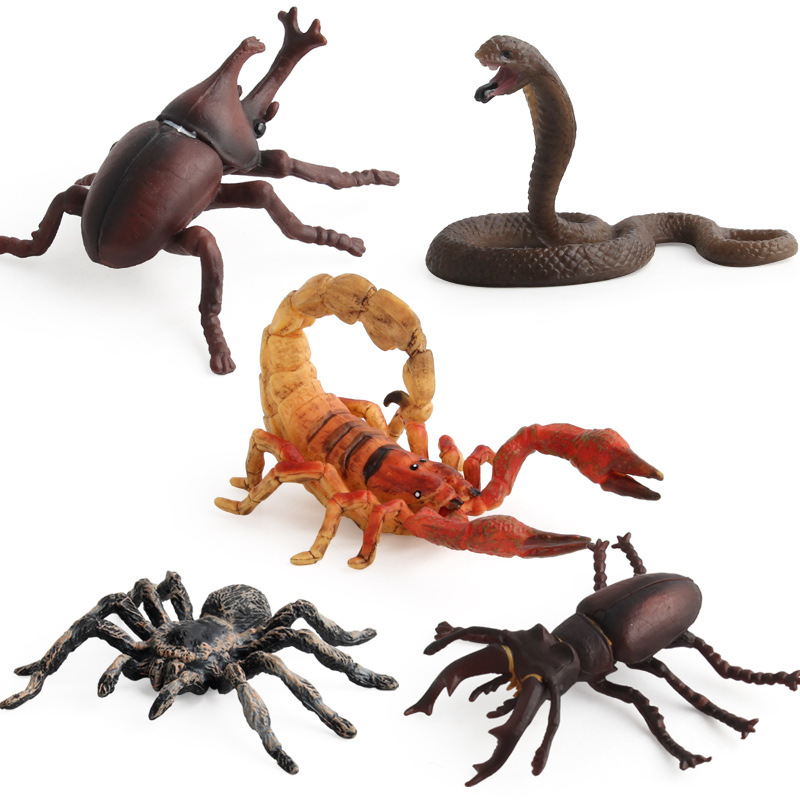 Sólido simulación insecto modelo animal escorpión Naruto Víbora modelo cognitivo de los niños decoración juguete Amazon