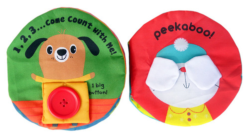 JJOVCE Newborn Tear-proof Cloth Book Three-dimensional Cartoon Animal Baby Book Cute Baby Early Education Cognitive Play