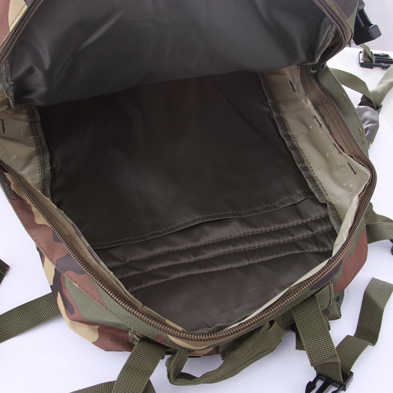 Hombres camping bolsa de viaje de tela Oxford mochila al aire libre camuflaje del ejército senderismo táctico bolso del alpinismo gran combinación mochila