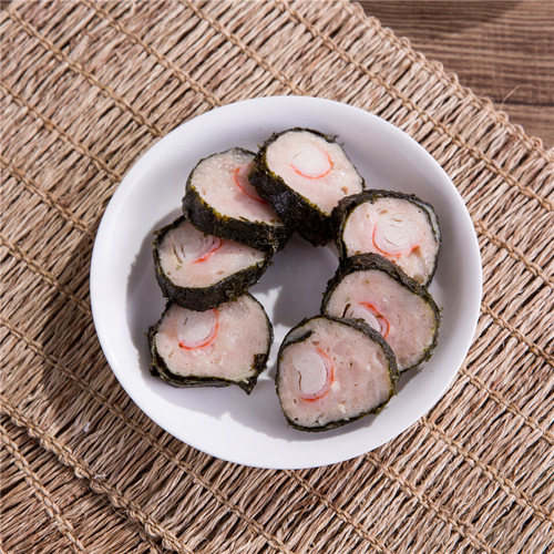 Hot pot restaurant Cantonese style refreshments crab sticks and seaweed rolls sushi frozen food 4 packs wholesale and retail