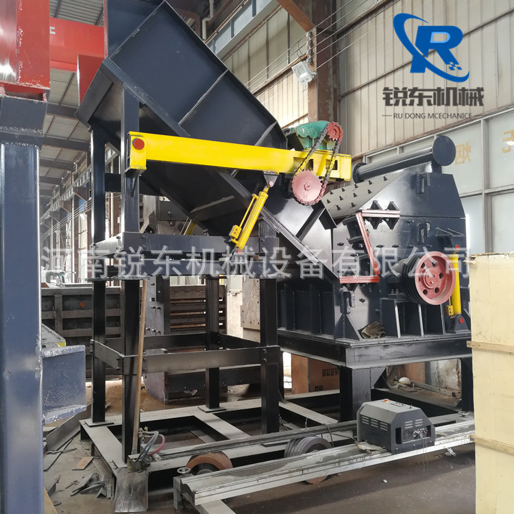 金属易拉罐双轴撕碎机 大型汽车驾驶室撕碎机 率废金属破碎机