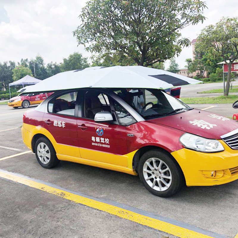 Car umbrellas sunscreen rainproof car awning folding car awning