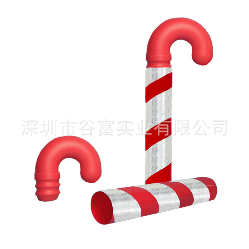50MM塑料拐杖管.糠果包装管 红色食品包装管