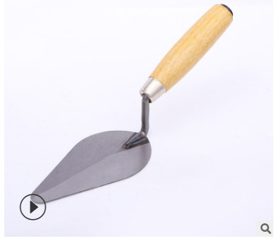 优质桃型木柄砌砖刀 铲子 抹泥刀 泥工匠做 建筑五金工具