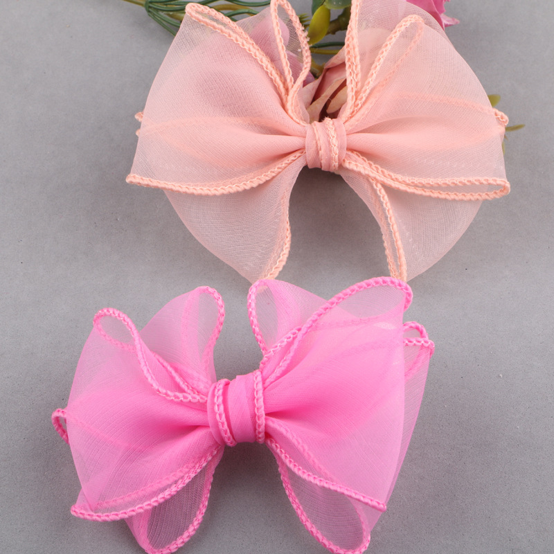 diy Korean Edition children Hair accessories manual double-deck bow shoes clothing gift decorate Material Science