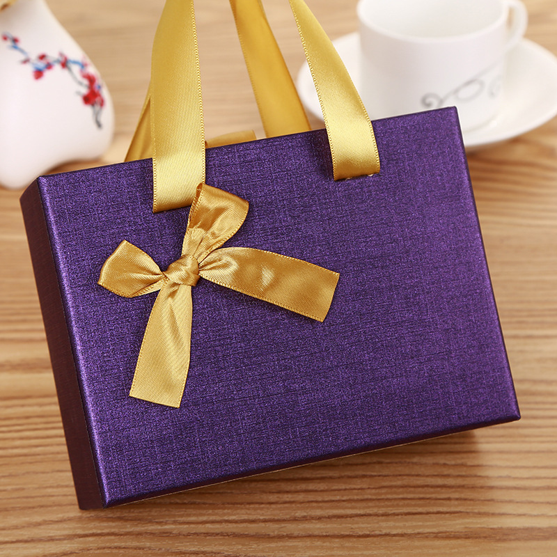 Gran lazo rosa para enviar novia caja de regalo de cumpleaños compañero de boda caja de regalo caja de cajón caja de embalaje de caramelo