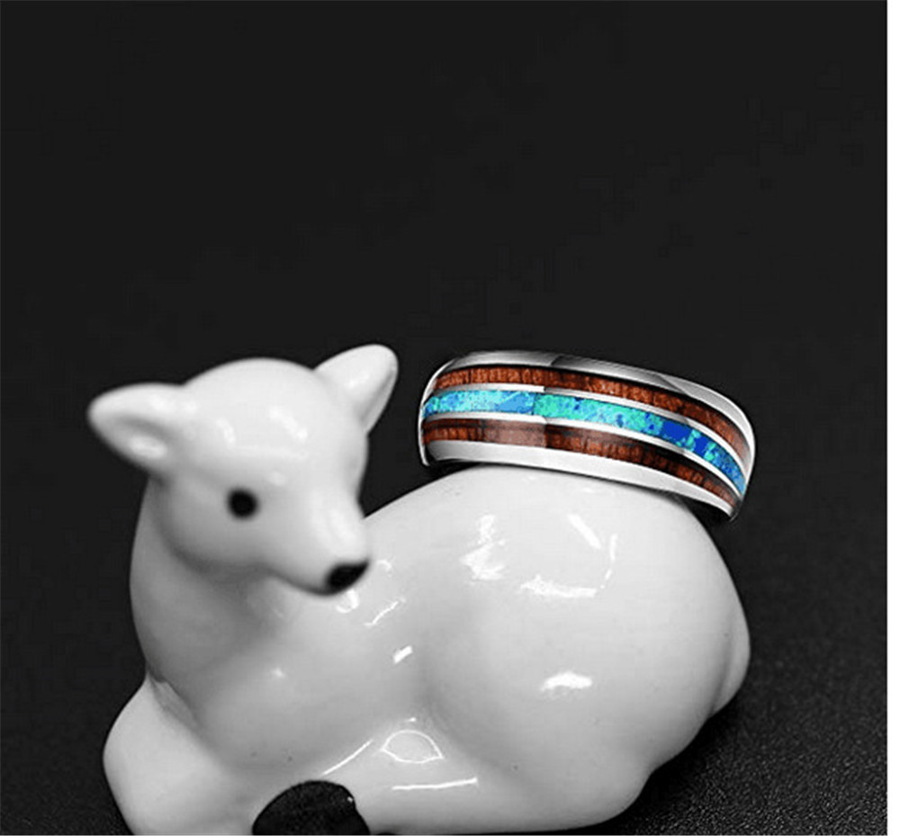 Elegant tungsten steel ring