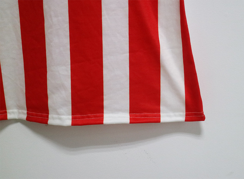 Color Block Irregular Stripe Dress American Flag Design Short Length Trendy Style Perfect for Parties and