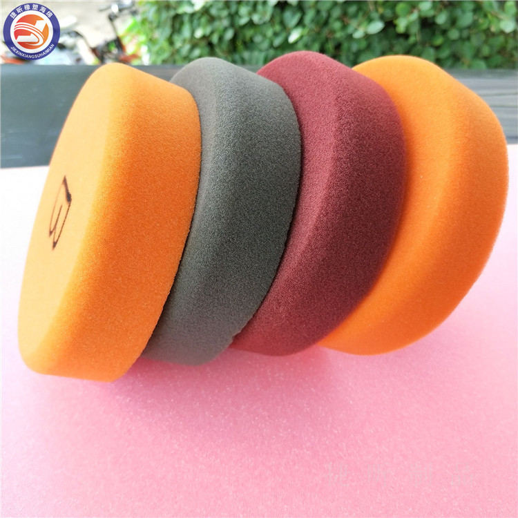 定制 高密度圆盘海绵 高强吸水扫光海绵汽车打蜡海绵