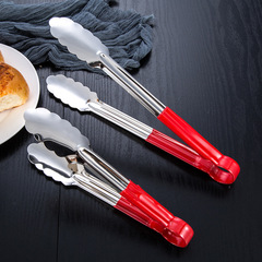 Manufacturer wholesale red plastic clips non-magnetic stainless steel food clips food clips barbecue clips silicone bread clips baking supplies