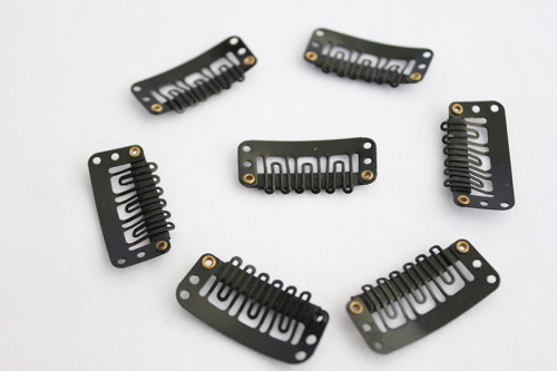 Hair extension clip U-shaped clip hair extension supplies hair extension clip clip 3.2cm, black wig bb clip