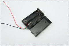 Battery Box with Cover and Switch, 2x5 Battery Box, Dry Battery Battery Box, Science and Education Accessory, Battery Box
