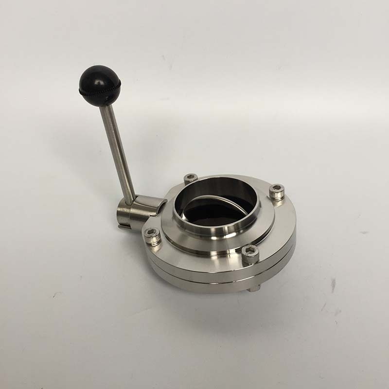 �±겻��ֺ��ӵ���DIN 11851WELDING BUTTERFLY VALVE