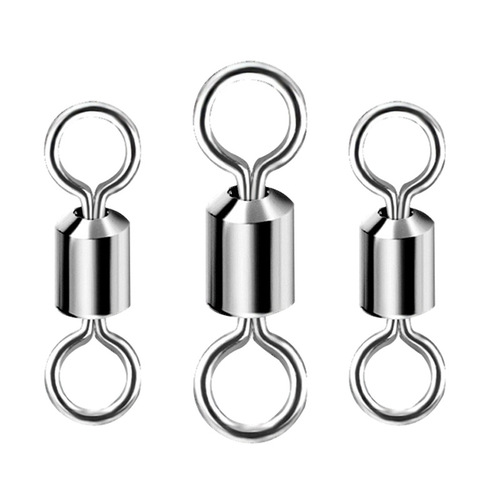 Aohu Eight-shaped Ring Stainless Steel American Swivel Fishing Gear Accessories Wholesale Fishing Supplies Eight-shaped Ring Connector