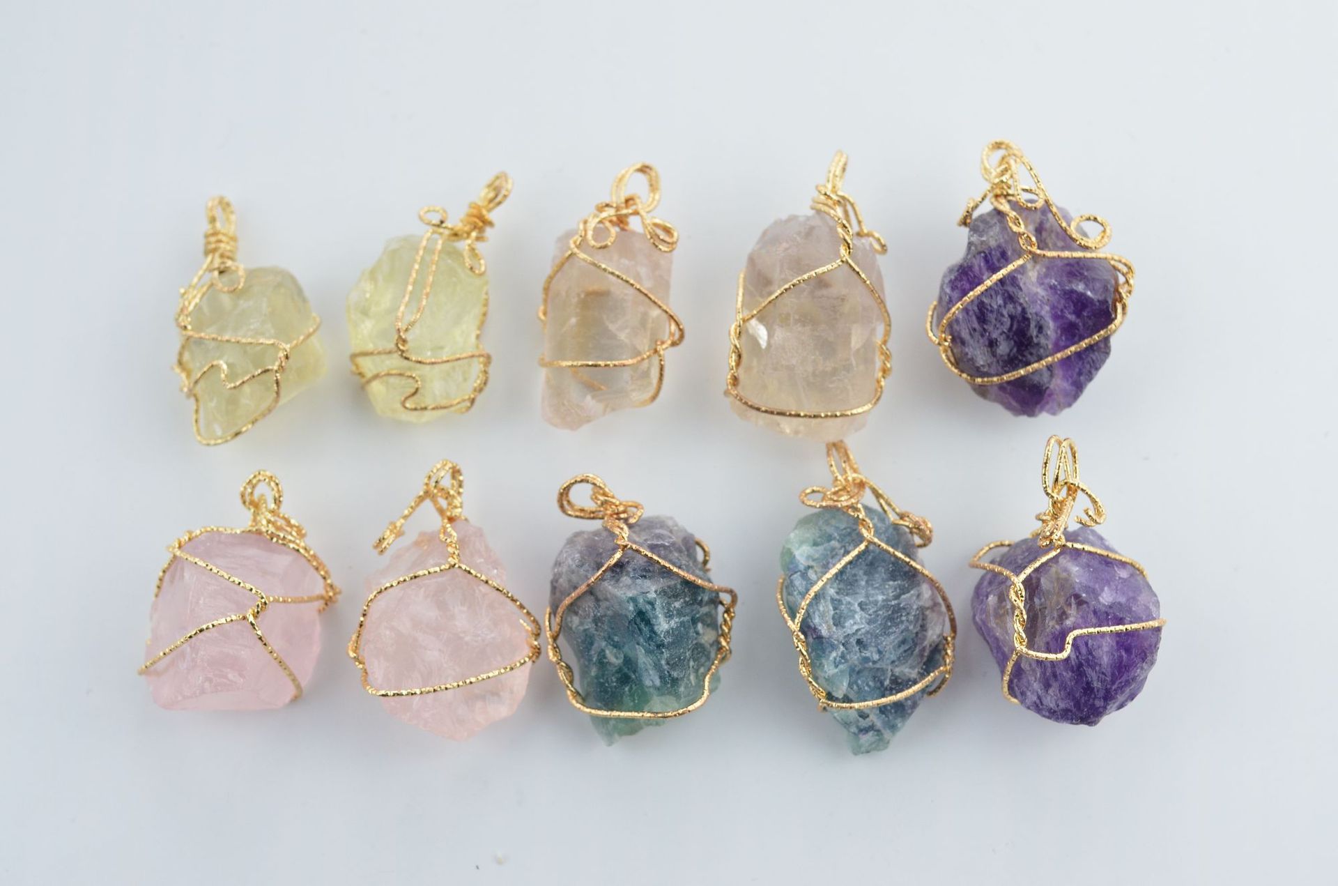 Natural Stone Pendant Necklace