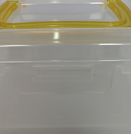 プラスチック工具収納ボックス透明ハンドル付き保冷ボックス環境保護ファッションメーカー直販|undefined