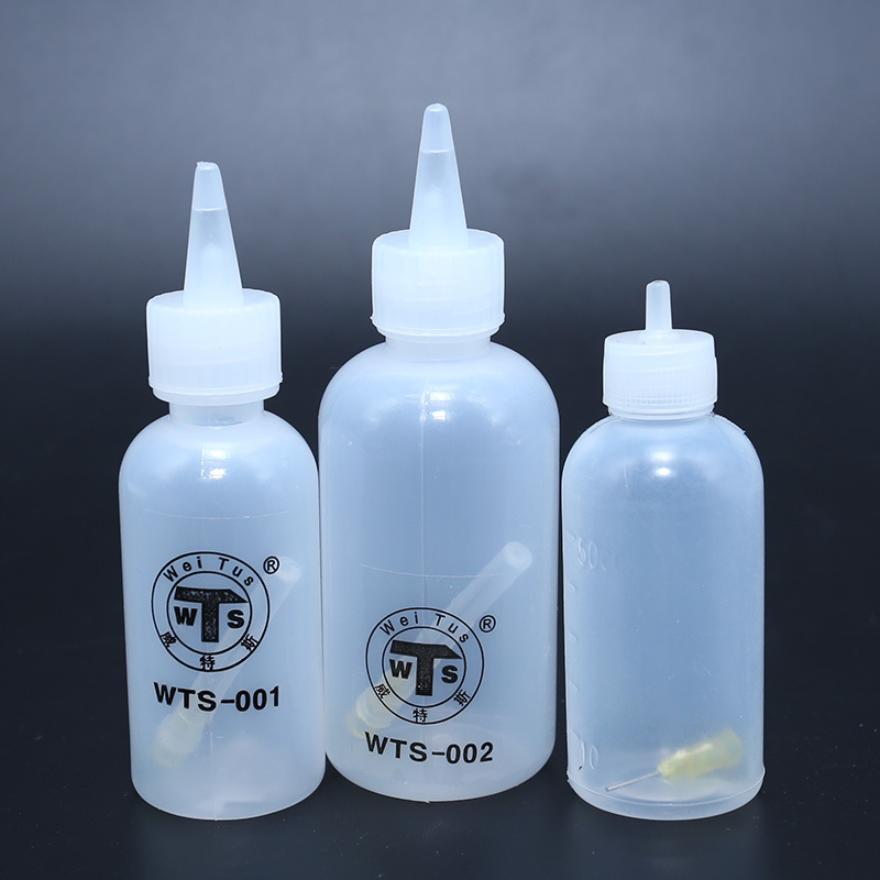 厂家定制点胶瓶松香瓶尖嘴瓶 点胶瓶 塑料瓶 酒精瓶 加厚助焊剂瓶