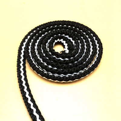 促銷專業訂制高檔高 滌綸 丙綸pp 扁/圓彩色花式繩 勾針繩 針通繩