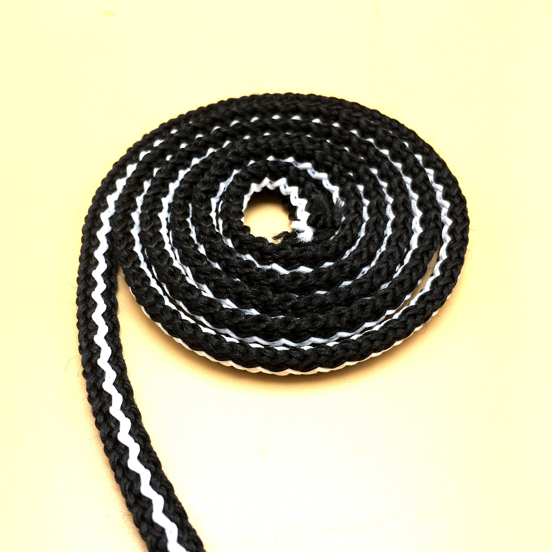 促銷專業訂制高檔高 滌綸 丙綸pp 扁/圓彩色花式繩 勾針繩 針通繩