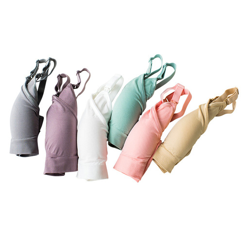  maternity postpartum plus-size nursing bra with snap fasteners, wire-free breastfeeding bra