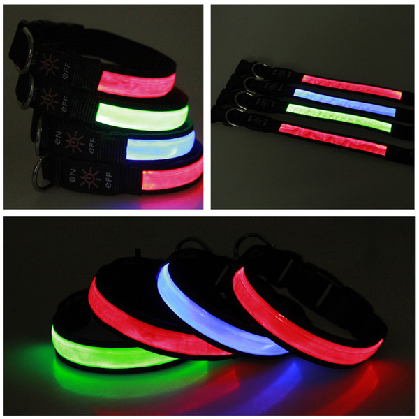 Glowing choker with usb charger