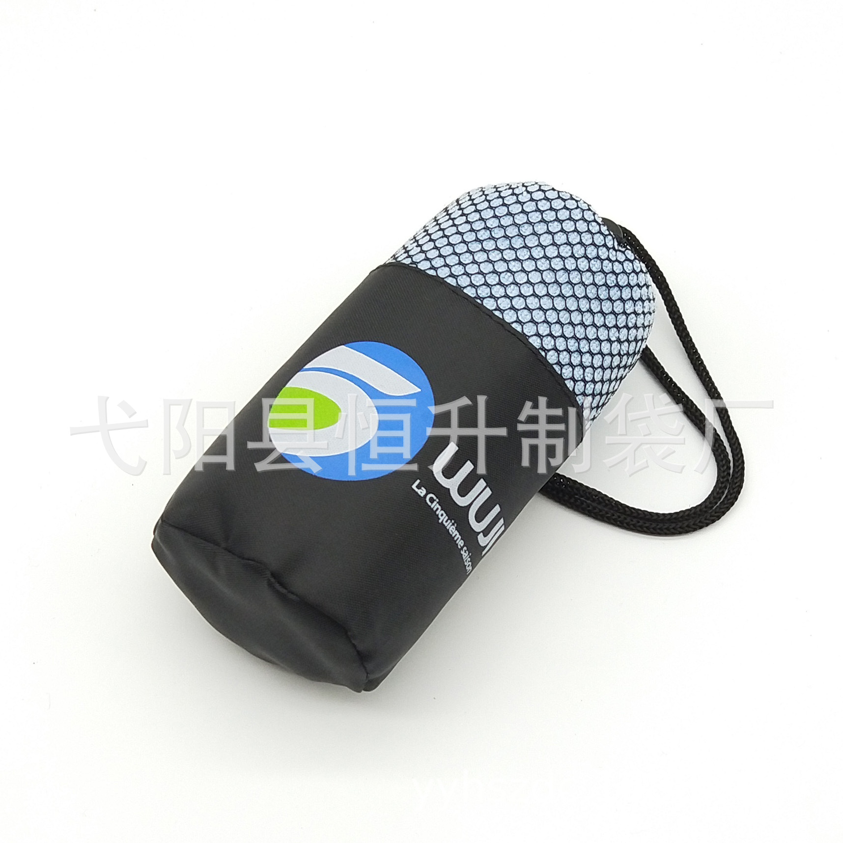 Black side-opening zipper net bag, stationery storage bag, toiletries packaging bag, travel cosmetics storage bag pic 25