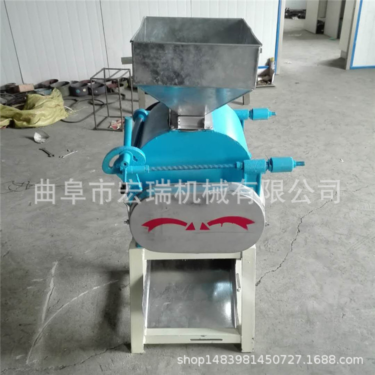 2018新款油坊榨油用花生轧胚机 玉米高粱分瓣机 破碎机粮食加工设
