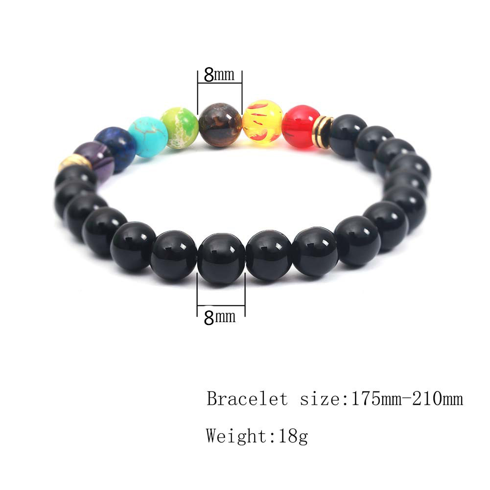 Fashion Round Beaded Unisex Bracelets 1 Piece display picture 5