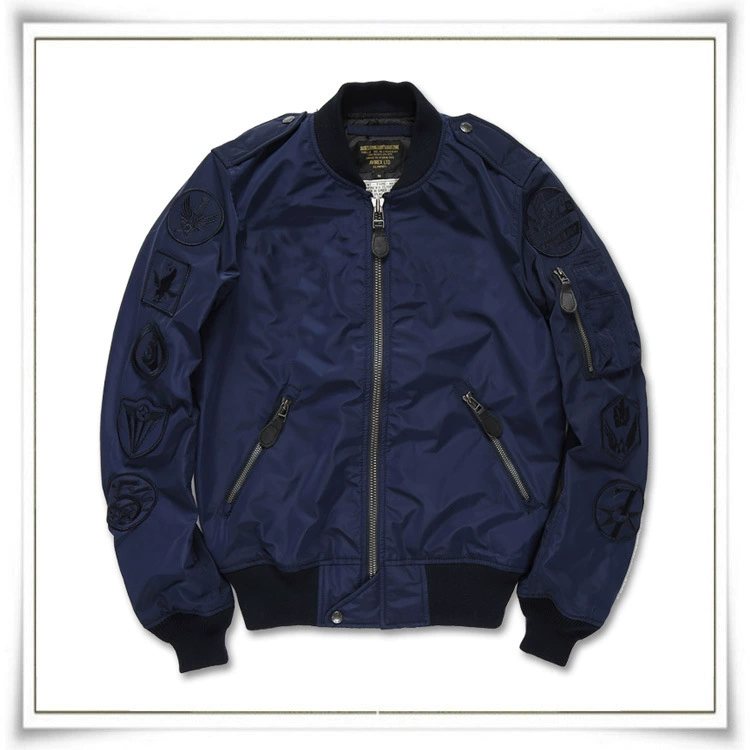 [Высококачественный обычай], специализирующийся на производстве осенне-зимней летной куртки MA2, изготовленной на заказ водонепроницаемой двойной куртки