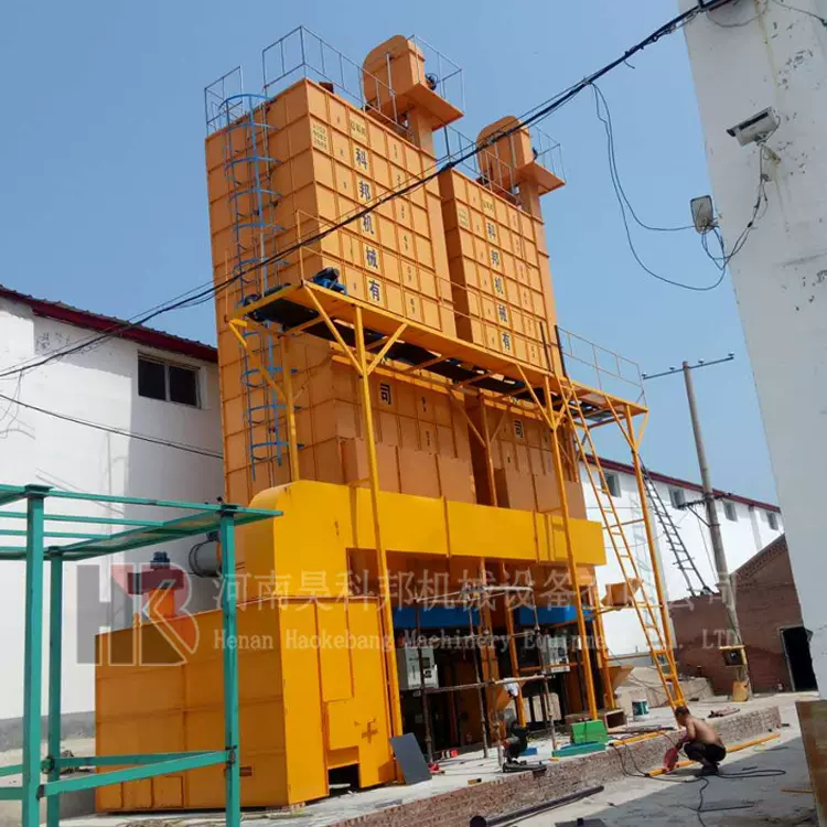 热销100吨小麦水稻烘干机 移动式水稻低温烘干机械新型粮食烘干机