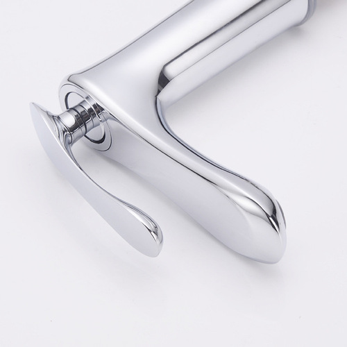 Copper alloy bathroom wash basin faucet hot and cold water two-in-one wash basin basin faucet