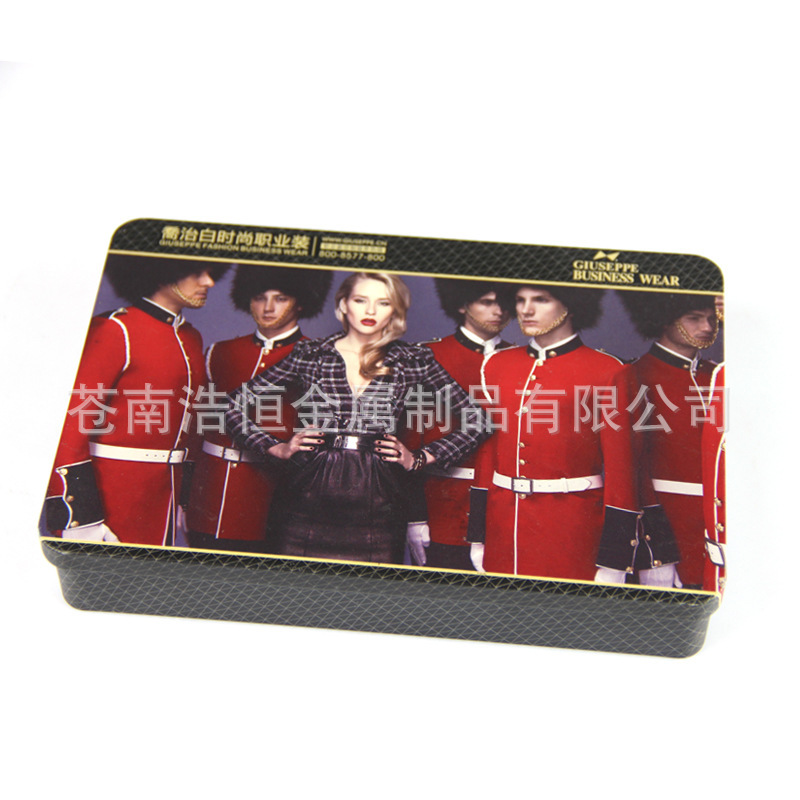 新款上市人物图铁盒封面  铁盒包装型  方形马口铁铁盒 支持定制