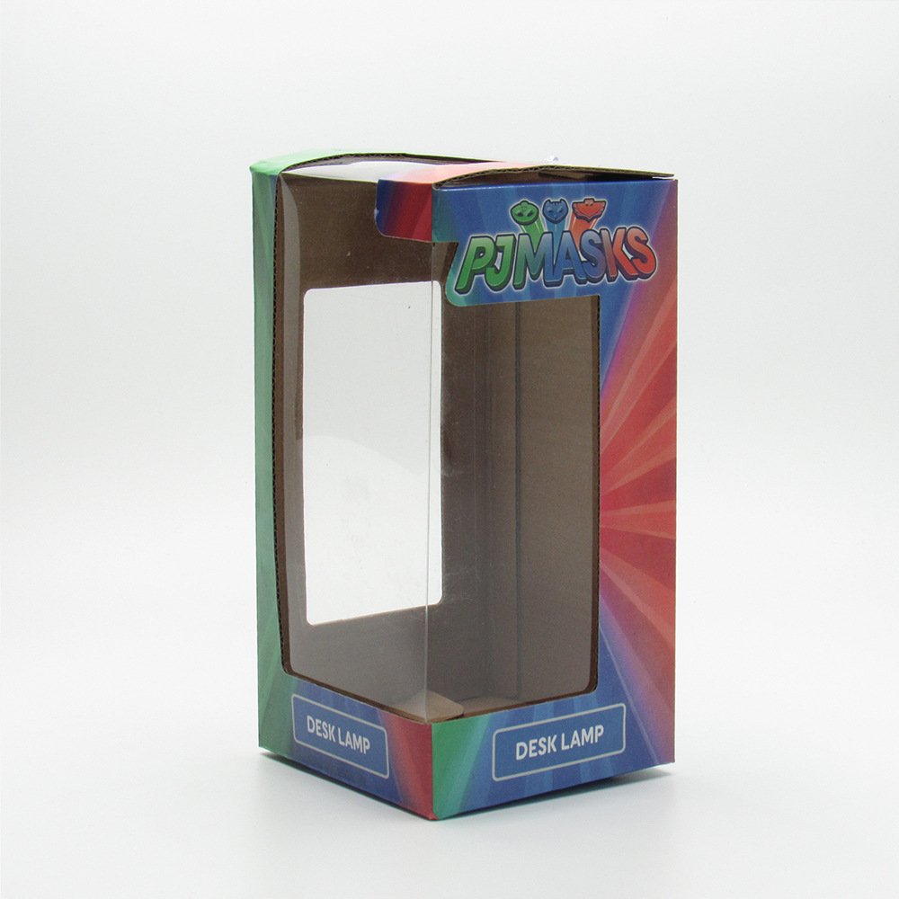 厂家瓦楞彩盒定做 透明PVC加厚可视收纳纸盒子开窗玩具用品包装盒