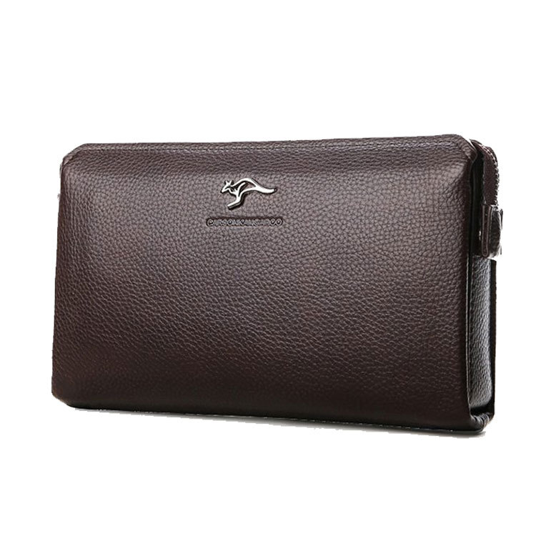 廠家直銷商務手拿包袋真皮密碼鎖防盜大容量長款軟皮壹件代發