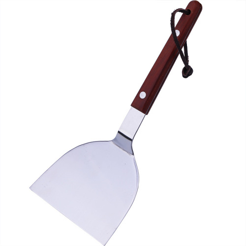Iron griddle spatula, Japanese stainless steel pizza spatula, cooking spatula, steak meat spatula, hand held pancake spatula, soufflé spatula