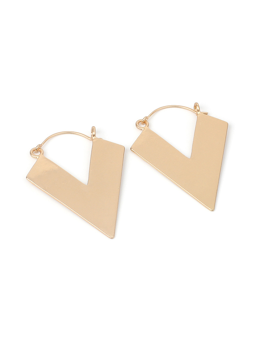 Women'S Gender Hot Selling Simple And Beautiful Triangle Irregular Pattern Earrings Wholesale