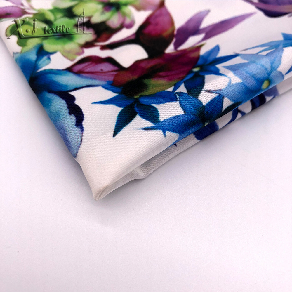 涤纶色丁  有光弹力色丁布 亚光弹力色丁（白坯、染色、印花）