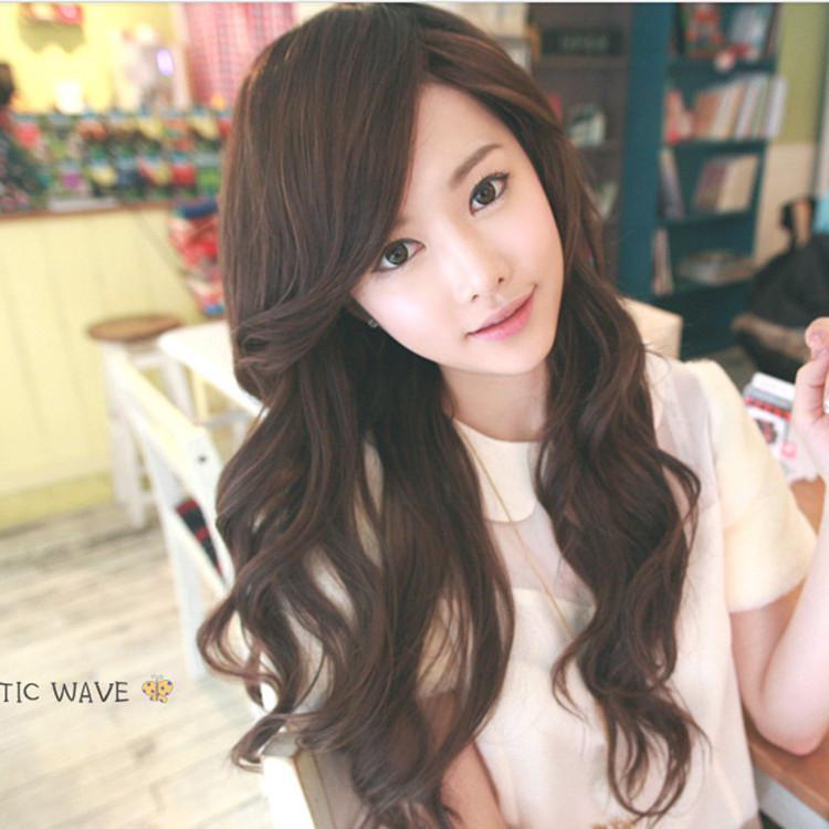 South Korea Long Curly Hair Wig Wholesale display picture 1