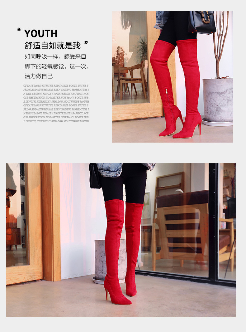 Bottes femme en Daim - Ref 3355064 Image 25