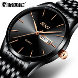 Водонепроницаемые ультратонкие швейцарские часы, модные кварцевые мужские часы, оптовые продажи