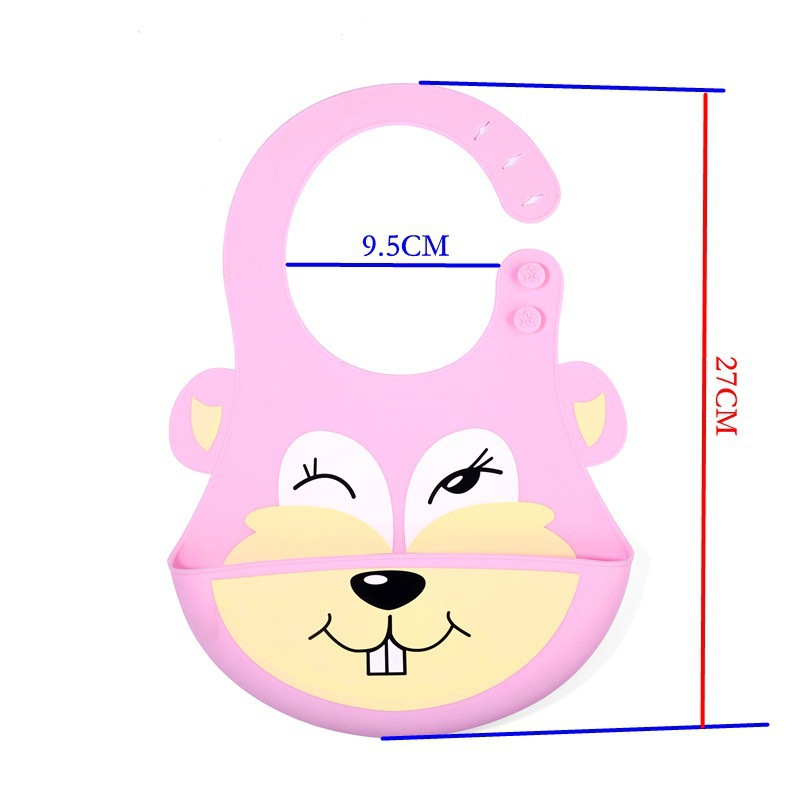 婴儿围兜儿童食饭兜卡通新款防水母婴用品宝宝口水兜吃饭硅胶围嘴详情图10